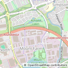 Map of Milton Keynes