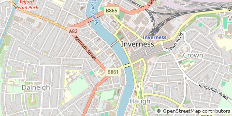 Map of Inverness