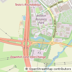 Map of Boldon Colliery, Durham