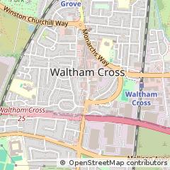 Map of Waltham Cross, Herts
