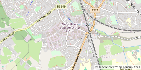 Map of Wokingham