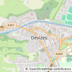 Map of Devizes, Wiltshire