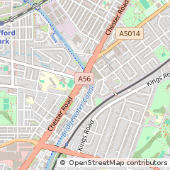 Map of Manchester, Lancashire