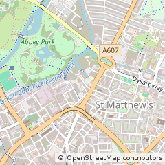 Map of Leicester