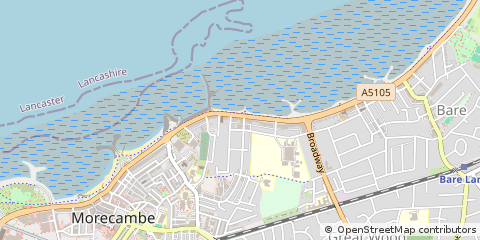 Map of Lancashire