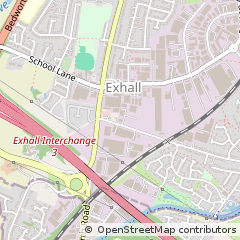 Map of Coventry, Warwickshire
