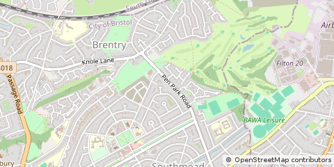 Map of Bristol, Avon