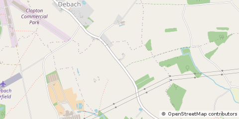 Map of Woodbridge, Suffolk