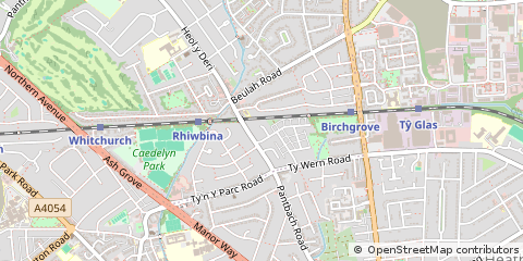 Map of Cardiff