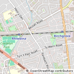 Map of Cardiff