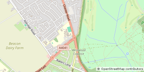 Map of Sutton Coldfield