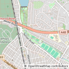 Map of Cardiff