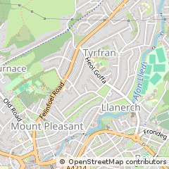 Map of Llanelli