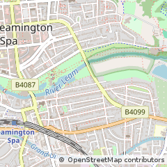 Map of Warwick, Warwickshire