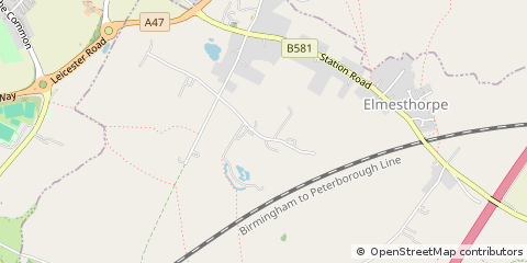 Map of Leicestershire