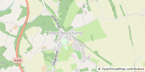Map of Taunton, Somerset