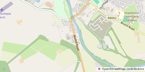 Map of Crieff, Perthshire