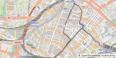 Map of Manchester