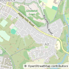 Map of Oldham, Lancashire