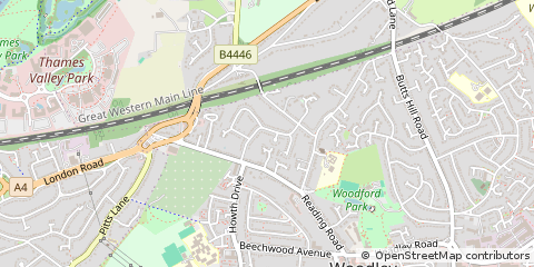 Map of Reading