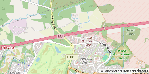 Map of Fleet, Hampshire