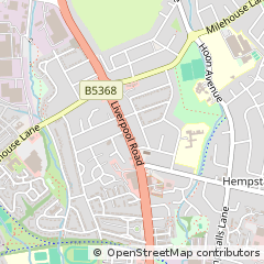 Map of Newcastle, Staffordshire