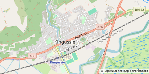 Map of Kingussie