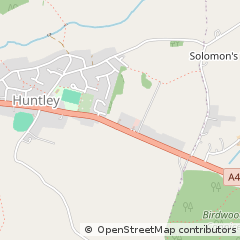 Map of Huntley, Gloucestershire