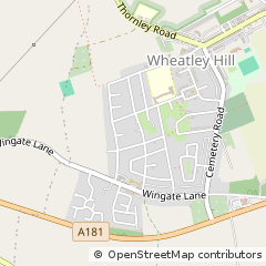 Map of Wheatley Hill, Durham
