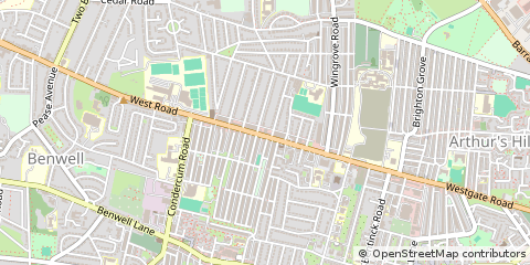 Map of Newcastle Upon Tyne