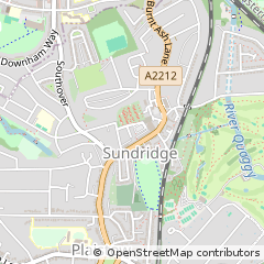 Map of Bromley, Middlesex