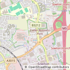 Map of Exeter, Clyst Honiton, Devon