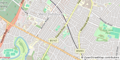 Map of Manchester