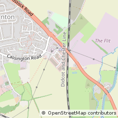 Map of Kidlington, Oxfordshire