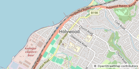 Map of Holywood, Down
