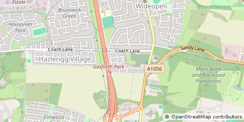 Map of Newcastle Upon Tyne