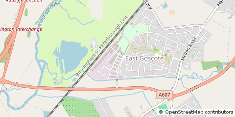 Map of Leicester