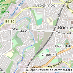 Map of Brierley Hill, West Midlands