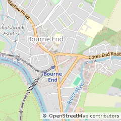 Map of Bourne END, Buckinghamshire