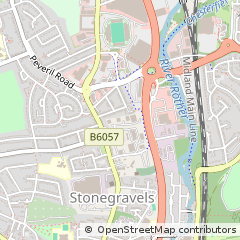 Map of Chesterfield, Derbyshire