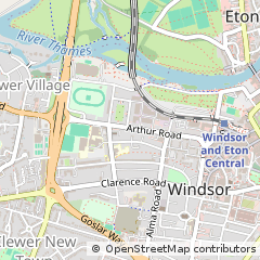 Map of Windsor, Berkshire