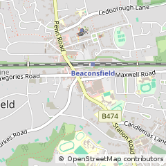 Map of Beaconsfield, Buckinghamshire