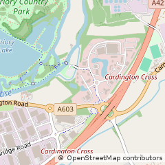 Map of Bedford, Bedfordshire