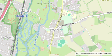 Map of Winchester