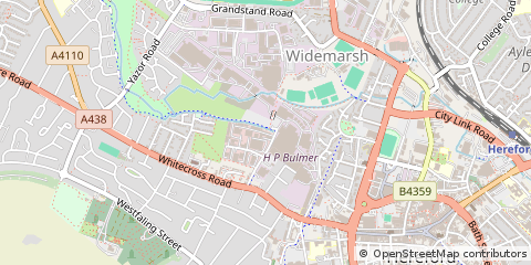 Map of Hereford
