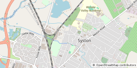Map of Leicester