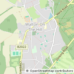 Map of Surrey