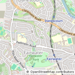 Map of Cardiff