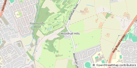 Map of Pudsey, West Yorkshire