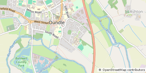 Map of Peterborough